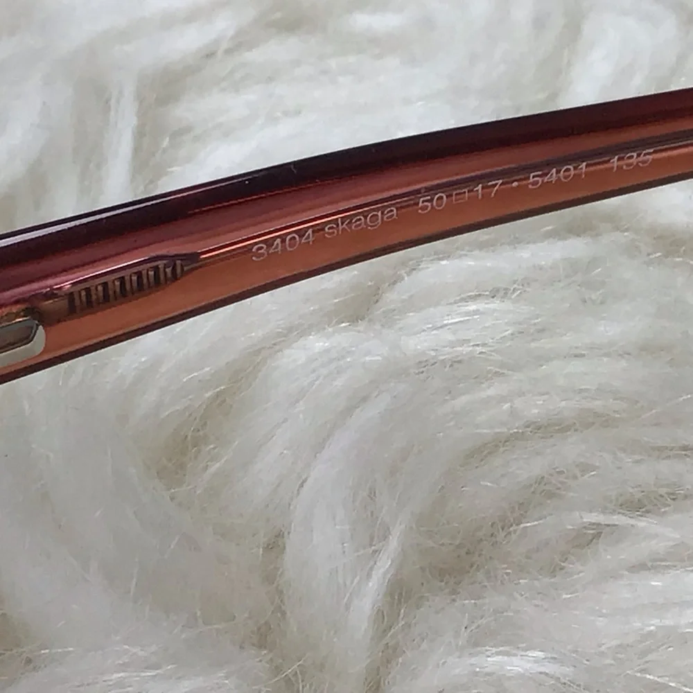 Skaga Eyeglasses 3404 Scandinavian Eyewear -Red, Pink and Orange Titanium Frame. - Picture 13 of 16